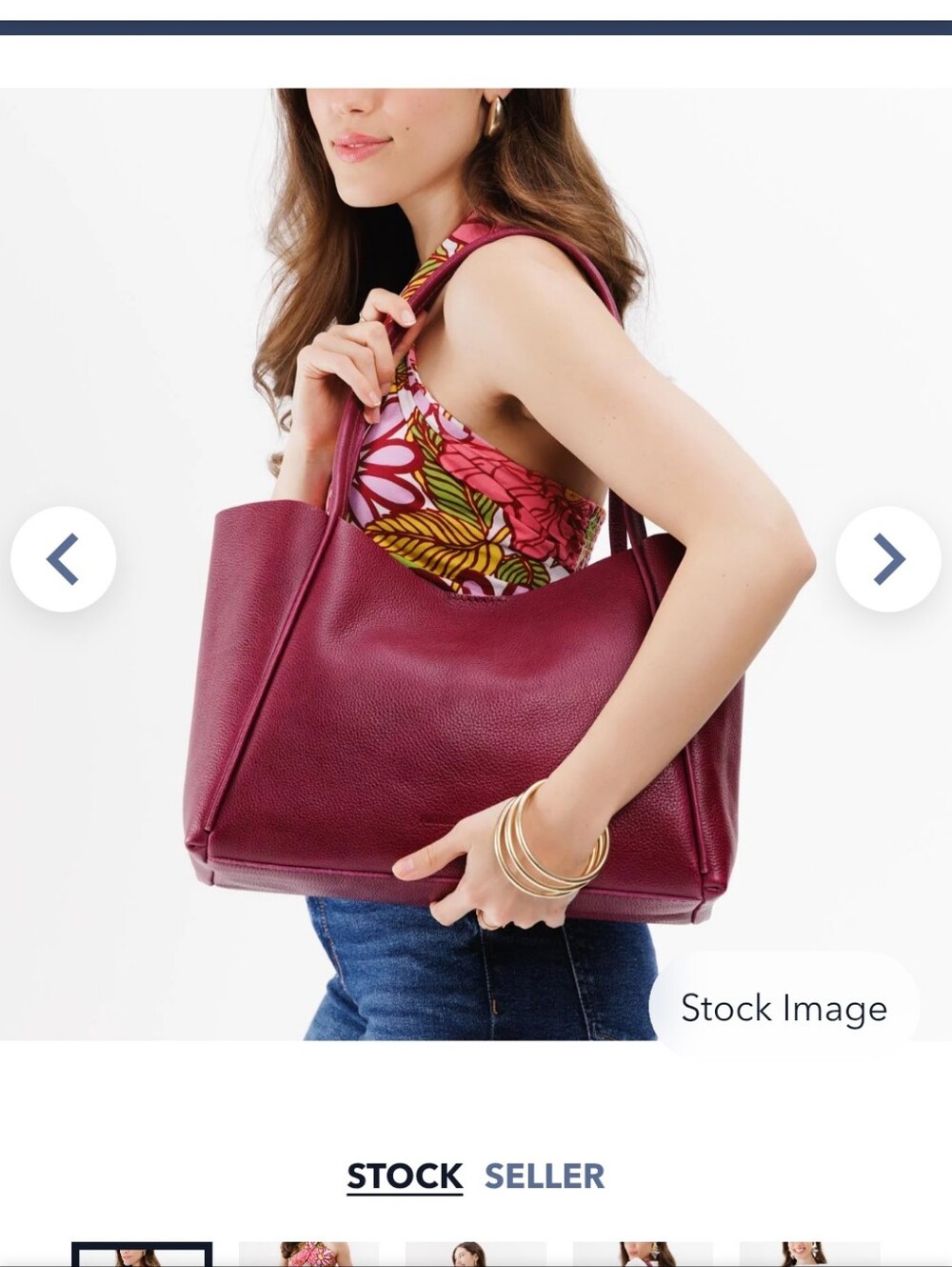 Portland Leather Goods Large Verona In Orchid